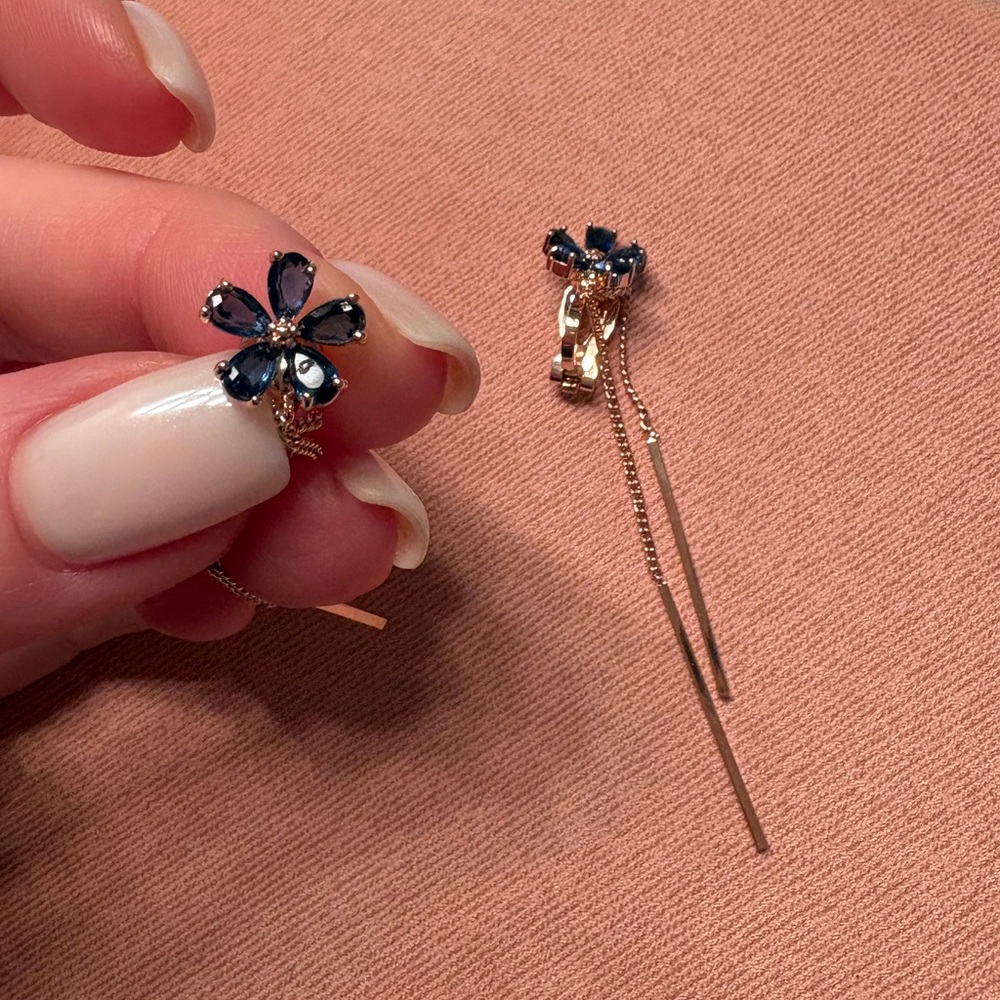 🤍Flowers clips earrings 🤍